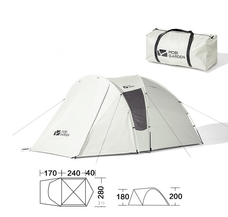 2人用前室付きテント 収納袋付き